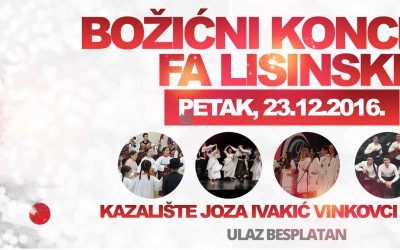 Božićni koncert Folklornog ansambla Lisinski